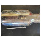 Stainless Urine Catcher and Vintage Thermometer in Metal Case