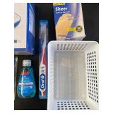Misc Bathroom Cabinet Contents, Digital Blood Pressure Monitor, Masks and MORE