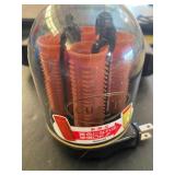 Bathroom Trash Can w/ Liners, Toothbrush Holder/Cup and Soap Dish Set, Alarm Clock, Curlers
