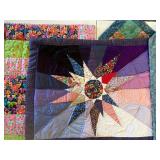 Quilted Pillow Cover, Throw Blanket and Table Runners