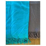 Fringed Throw Blankets