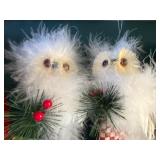 Christmas Decor, Pot Holders/Towels, Fuzzy Owl Ornaments, Bell Candy Cane and MORE