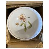 Wildflower Meadow Dinnerware by Marjolein Bastin, Setting for 4, Mugs, Dinner and Dessert Plates, Bowls (in box)