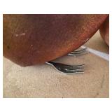 Turkey w/ Fork Legs and Pumpkin w/ Fork/Spoon Stem
