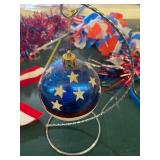 Red, White and Blue Ornament and Decor