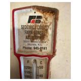 Vintage Local Advertising Thermometer