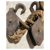 Rope, Pulleys