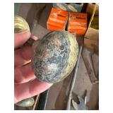 Ash Bucket/Shovel, Level, Door Knobs and Misc Metal Pieces/Parts