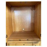 Armoire or Entertainment Center - APPROX 39"x21"x60", Matches Lot 842