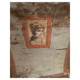 Antique Steam Trunk and Mirror