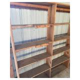 Homemade Wood Shelves, Shop Condition, Please See Pictures