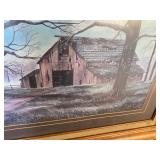 Barn Wall Art, Approx 20"x24"