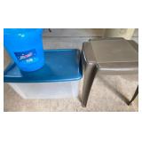 Plastic Bucket, Tote and Table