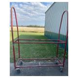 Large Rolling Tire Rack on Wheels (Holds Approx 12 Tires)