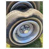 Used (un-usable) Tires w/ Rims, Please Read Description