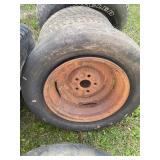 Used (un-usable) Tires w/ Rims, Please Read Description