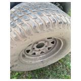 Used (un-usable) Tires w/ Rims, Please Read Description