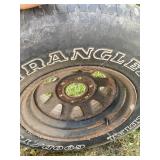 Used (un-usable) Tires w/ Rims, Please Read Description