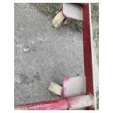 Large Rolling Tire Rack (holds approx 12 tires, tires in background NOT part of lot) - Please Read Description