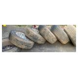 Used Tires w/ Rims, Please Read Description