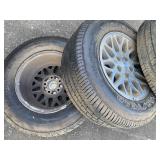 Used Tires w/ Rims, Please Read Description
