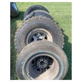 Used Tires w/ Rims, Please Read Description