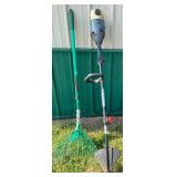 Garden Grabber Fruit Picker and Craftsman Convertible Weedwacker/Trimmer (tested/powers on)