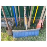 Long Handled Tools and Husqvarna Weed Wacker (tested/powers on)