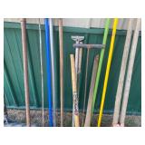Long Handled Tools and Husqvarna Weed Wacker (tested/powers on)