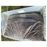 Bags of Mulch (2) in a Large Tote w/ Lid