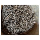 Shelf of Shop Supplies - Buckets of Nails and LOTS MORE