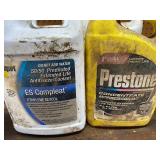 Shelf of Shop Chemicals - Large Bottles, Various Levels