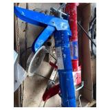 Shelf of Shop Supplies - Tools, Drill Press (broken handle), Sanders and LOTS MORE
