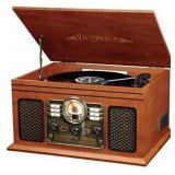 $$! Victrola - Bluetooth Stereo Audio System - Mahogany