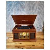 $$! Victrola - Bluetooth Stereo Audio System - Mahogany