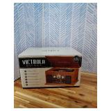 $$! Victrola - Bluetooth Stereo Audio System - Mahogany