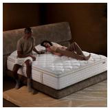 Retails for $300! Queen Mattress 14 Inch Medium Firm Hybrid with Memory Foam for Pressure Relief & Spinal Alignment, Zoned Back Support & Motion Isolation, Edge Support 365-Night Home Trial