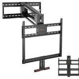 Retails for $209! Fireplace Pull Down TV Mount over Fireplace, Drop Down TV Mount with Height Adjust for Most 43" - 75" TVs, Max VESA 600x400mm, up to 80lbs, above Fireplace TV Mount for Stone Brick F