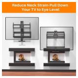 Retails for $209! Fireplace Pull Down TV Mount over Fireplace, Drop Down TV Mount with Height Adjust for Most 43" - 75" TVs, Max VESA 600x400mm, up to 80lbs, above Fireplace TV Mount for Stone Brick F