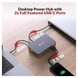 Retails for $260! AV Access KVM Switch Dock 2 Monitors 2 Laptops, 4K KVM Switch Dual Monitor, 2 USB-C MST Ports, 60W PD for Each PC, 1G Ethernet, EDID Emulation, 2K@144Hz, 1080P@240Hz, Ideal for Home 