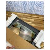 Retails for $634! 21 in. X 37-7/8 in. Fixed Deck Mount Skylight with Laminated Low-E3 Glass, White Solar Powered Room Darkening Shade