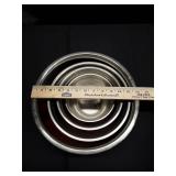 STAINLESS STEEL NESTING BOWLS Largest is Approximately 6 Quart and Other Three are Crofton w/ Silicone Anti-Slip Bottoms STAINLESS STEEL NESTING BOWLS Largest is Approximately 6 Quart and Other Three are Crofton w/ Silicone Anti-Slip Bottoms