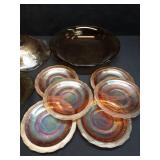 ARCOPAL, CARNIVAL AND DEPRESSION GLASS ASSORTMENT ARCOPAL, CARNIVAL AND DEPRESSION GLASS ASSORTMENT