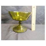 Footed Colony Glass Harvest Dish, Footed Candy Dish, Unique 4 Inch Pitcher Footed Colony Glass Harvest Dish, Footed Candy Dish, Unique 4 Inch Pitcher