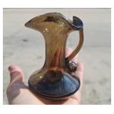 Footed Colony Glass Harvest Dish, Footed Candy Dish, Unique 4 Inch Pitcher Footed Colony Glass Harvest Dish, Footed Candy Dish, Unique 4 Inch Pitcher
