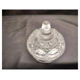 3-5" Clear PRESSED GLASS CANDY DISHES WITH LIDS AND 1-2.5" CLEAR PRESSED GLASS DISH W/LID 3-5" Clear PRESSED GLASS CANDY DISHES WITH LIDS AND 1-2.5" CLEAR PRESSED GLASS DISH W/LID