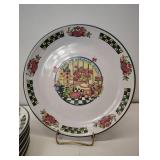 SET OF 6 INTERNATIONAL TABLE WORKS PLATES SET OF 6 INTERNATIONAL TABLE WORKS PLATES