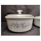 CORNINGWARE DISHES WITH LIDS AND STORING LID CORNINGWARE DISHES WITH LIDS AND STORING LID