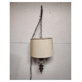 WORKING VINTAGE Stiffel BRASS HANGING SWAG LAMP with a PULL CHAIN WORKING VINTAGE Stiffel BRASS HANGING SWAG LAMP with a PULL CHAIN