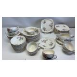 Paden City Pottery Rose Pattern Dishes Large Lot Paden City Pottery Rose Pattern Dishes Large Lot